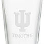 Indiana University 16 oz Pint Glass- Set of 2 Shot #3
