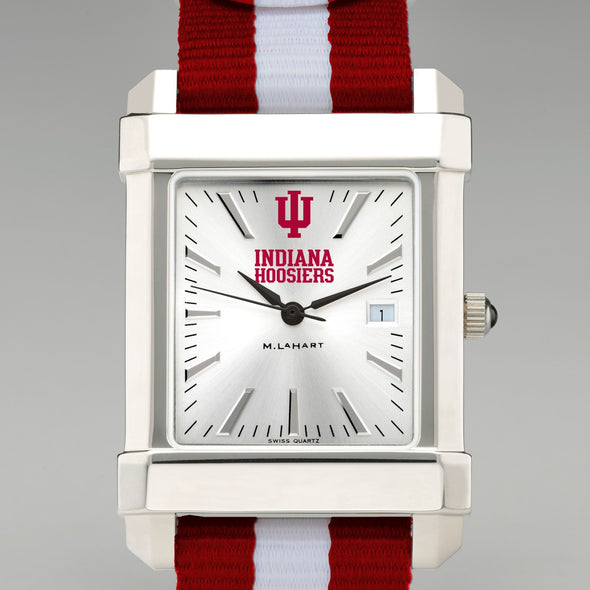 Indiana University Collegiate Watch with RAF Nylon Strap for Men Shot #1