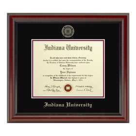 Indiana University Diploma Frame, the Fidelitas Shot #1