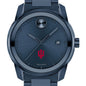Indiana University Men's Movado BOLD Blue Ion with Date Window Shot #1