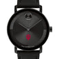 Indiana University Men's Movado BOLD with Black Leather Strap Shot #1