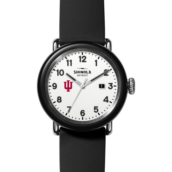 Indiana University Shinola Watch, The Detrola 43mm White Dial at M.LaHart &amp; Co. Shot #2