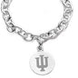 Indiana University Sterling Silver Charm Bracelet Shot #2
