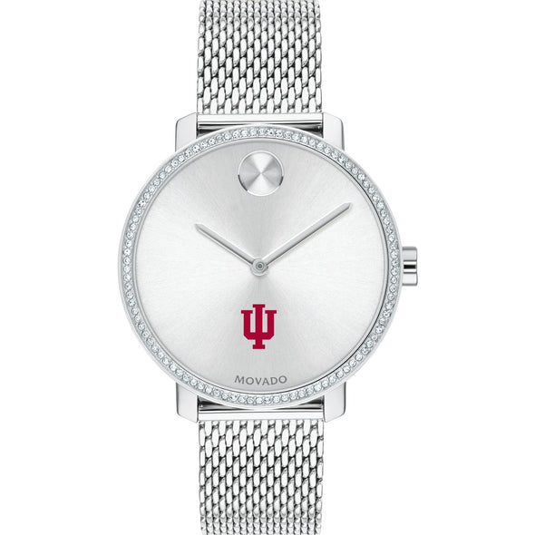 Indiana Women's Movado Bold with Crystal Bezel & Mesh Bracelet Shot #2