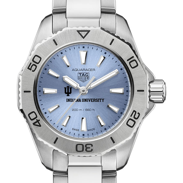 Indiana Women&#39;s TAG Heuer Steel Aquaracer with Blue Sunray Dial Shot #1