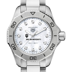Indiana Women&#39;s TAG Heuer Steel Aquaracer with Diamond Dial Shot #1
