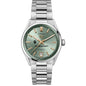 Indiana Women's TAG Heuer Steel Carrera Automatic with Green Dial Shot #2