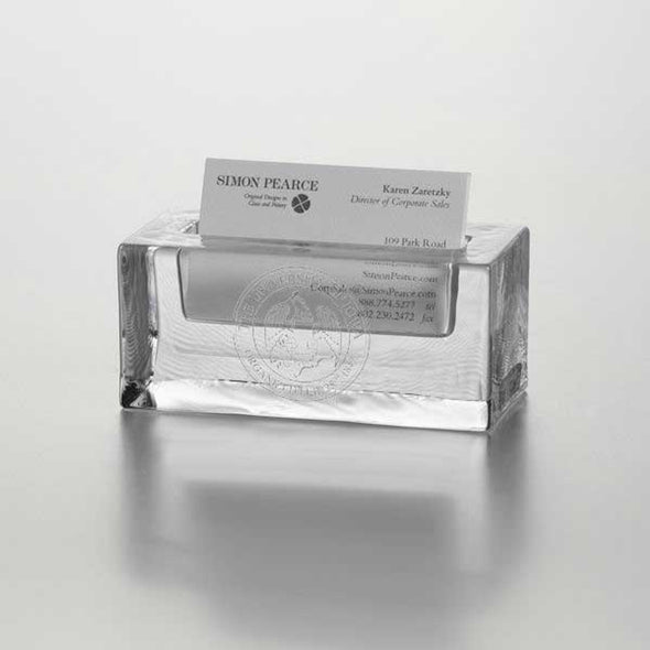 Iowa Glass Business Cardholder by Simon Pearce Shot #1