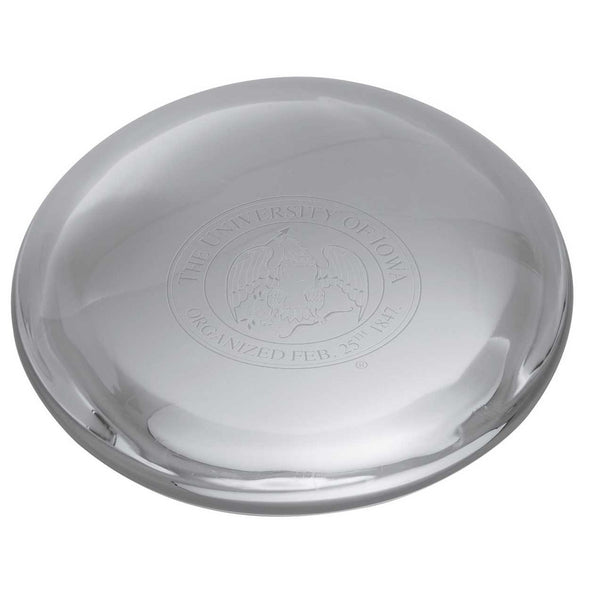 Iowa Glass Dome Paperweight by Simon Pearce Shot #2