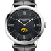 Iowa Men's Baume et Mercier 40mm Classima Quartz Watch with Black Dial & Black Leather Strap