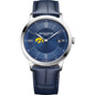 Iowa Men's Baume et Mercier 40mm Classima Quartz Watch with Blue Dial & Dark Blue Leather Strap Shot #2