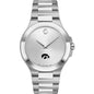 Iowa Men's Movado Collection Stainless Steel Watch with Silver Dial Shot #2