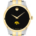 Iowa Men's Movado Collection Two-Tone Watch with Black Dial