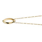 Iowa Monica Rich Kosann Poesy Ring Necklace in Gold Shot #3