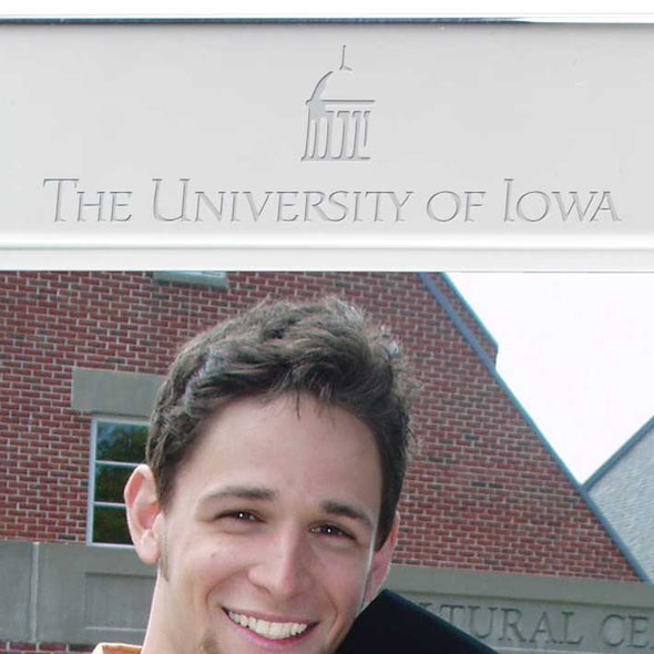 Iowa Polished Pewter 5x7 Picture Frame Shot #2