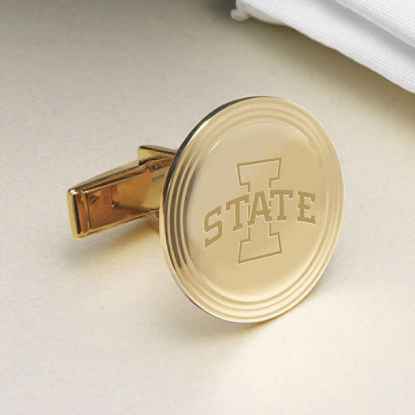 Iowa State 18K Gold Cufflinks Shot #2