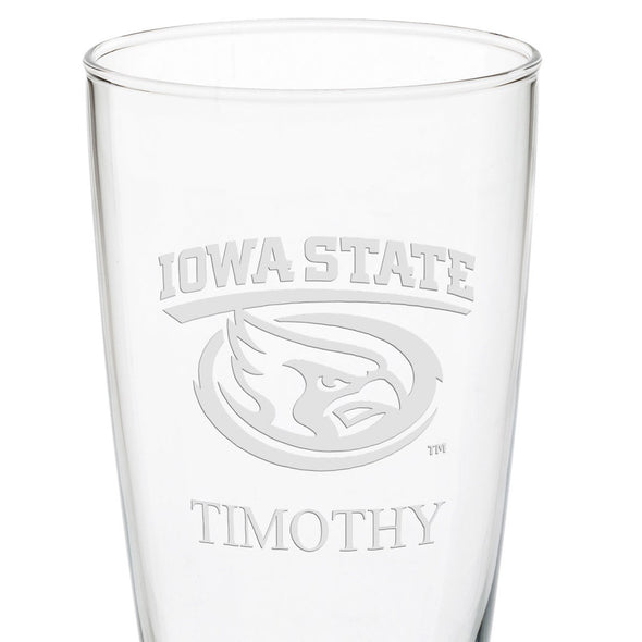 Iowa State 20oz Pilsner Glasses - Set of 2 Shot #3