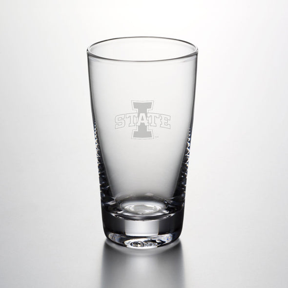 Iowa State Ascutney Pint Glass by Simon Pearce Shot #1