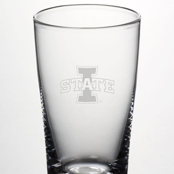 Iowa State Ascutney Pint Glasses by Simon Pearce Shot #2