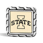 Iowa State Cufflinks by John Hardy with 18K Gold Shot #3