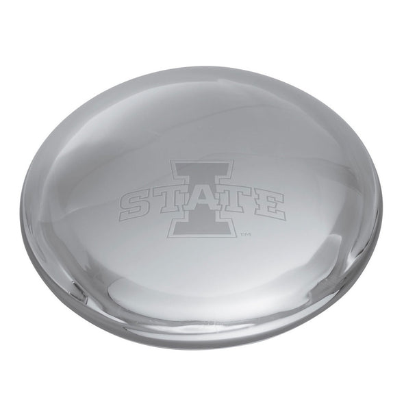 Iowa State Glass Dome Paperweight by Simon Pearce Shot #2