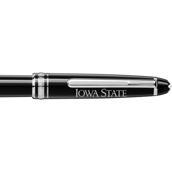 Iowa State Montblanc Meisterstück Classique Rollerball Pen in Platinum Shot #2