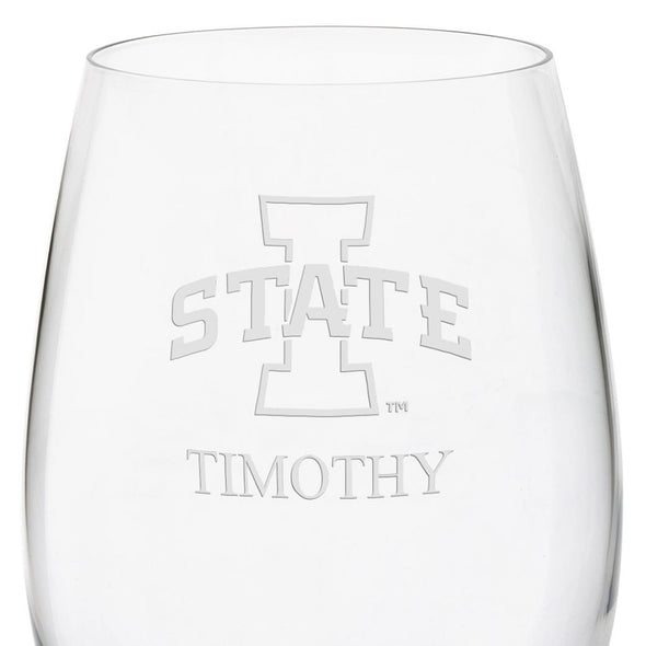 Iowa State Red Wine Glasses - Set of 4 Shot #3