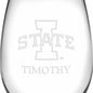 Iowa State Stemless Wine Glasses Made in the USA - Set of 2 Shot #3