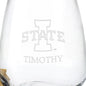 Iowa State Stemless Wine Glasses - Set of 2 Shot #3