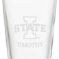 Iowa State University 16 oz Pint Glass- Set of 2 Shot #3