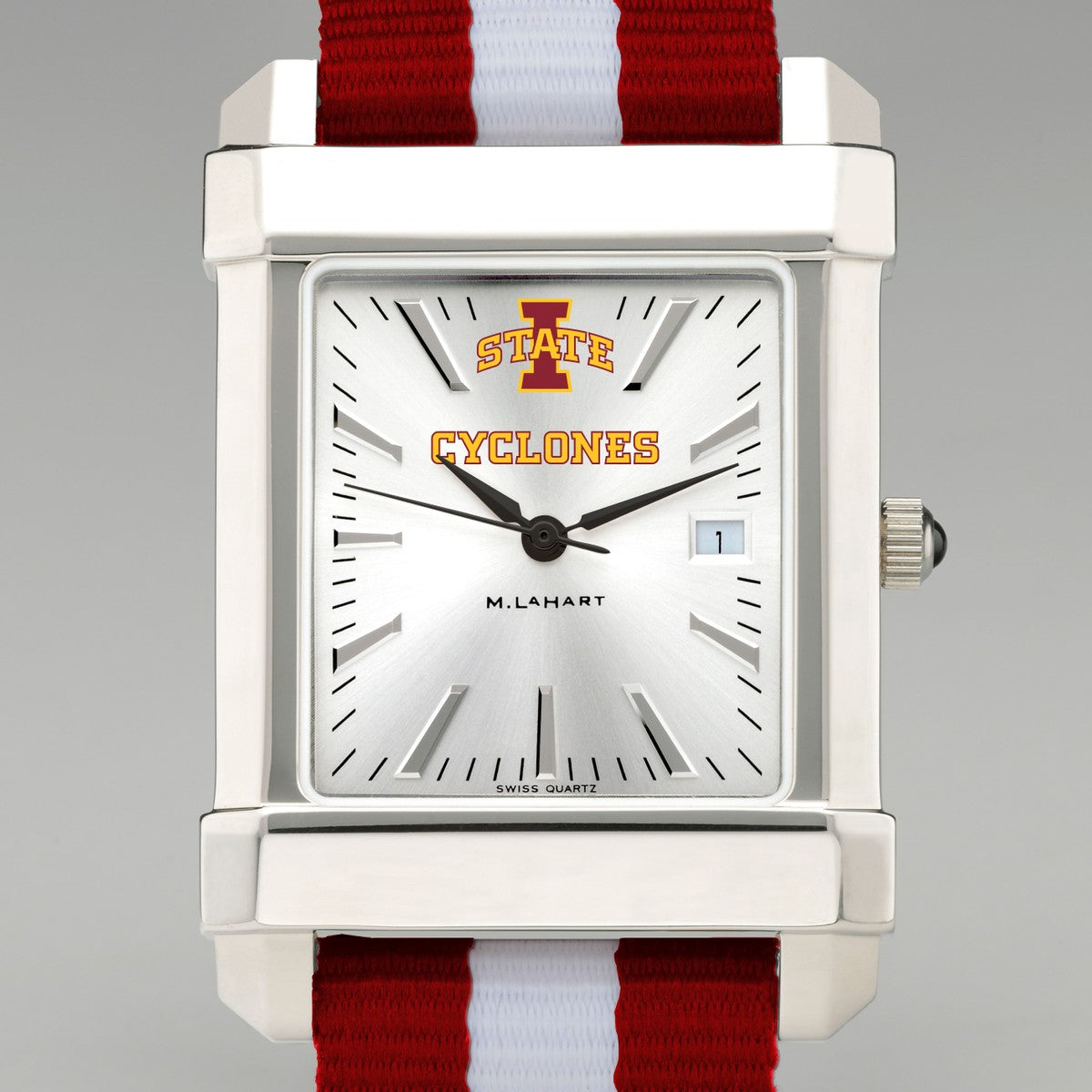 Iowa State University Collegiate Watch with RAF Nylon Strap for Men | M ...
