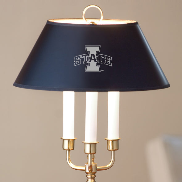 Iowa State University Lamp in Brass &amp; Marble Shot #2