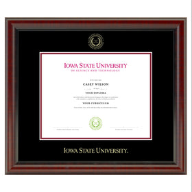 Iowa State University Masters Diploma Frame, the Fidelitas Shot #1