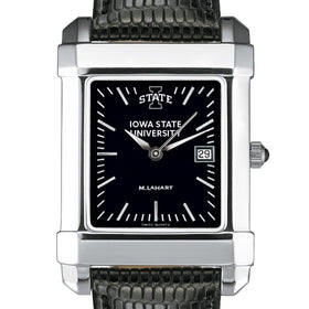 Iowa State University Men's Black Quad with Leather Shot #1