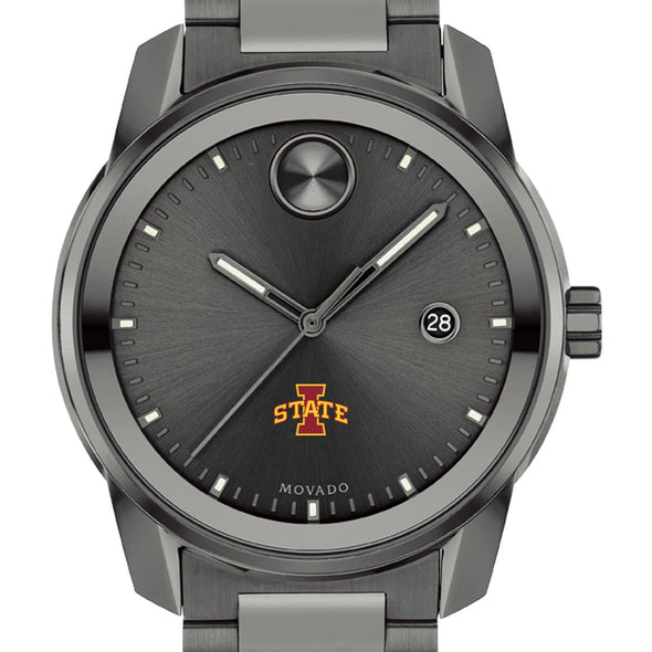 Iowa State University Men's Movado BOLD Gunmetal Grey with Date Window Shot #1