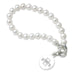Iowa State University Pearl Bracelet with Sterling Silver Charm