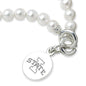Iowa State University Pearl Bracelet with Sterling Silver Charm Shot #2
