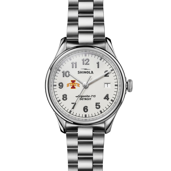 Iowa State University Shinola Watch, The Vinton 38 mm Alabaster Dial at M.LaHart & Co. Shot #2