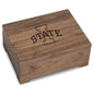 Iowa State University Solid Walnut Desk Box Shot #1