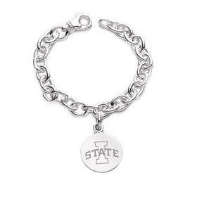 Iowa State University Sterling Silver Charm Bracelet Shot #1