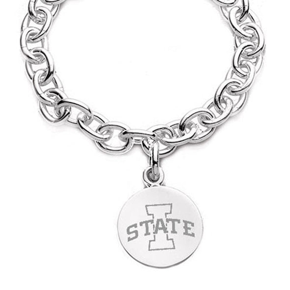 Iowa State University Sterling Silver Charm Bracelet Shot #2