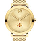 Iowa State University Women's Movado Bold Gold with Mesh Bracelet Shot #1