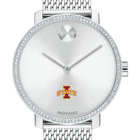 Iowa State Women's Movado Bold with Crystal Bezel & Mesh Bracelet Shot #1