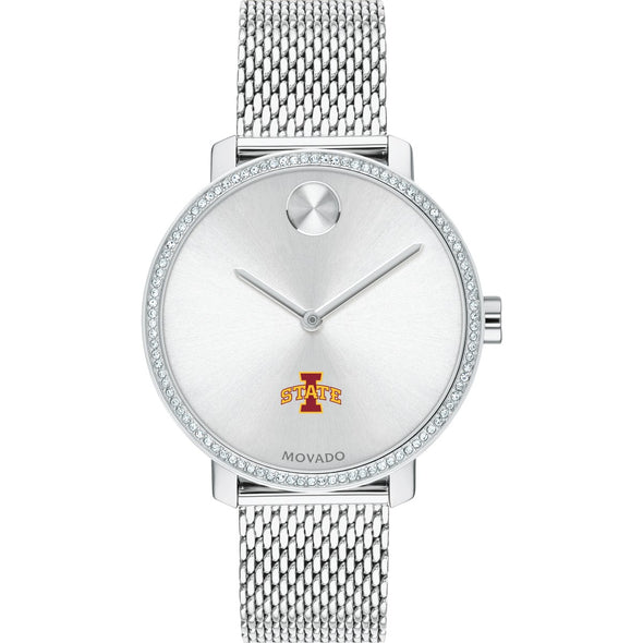 Iowa State Women's Movado Bold with Crystal Bezel & Mesh Bracelet Shot #2