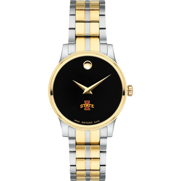 Iowa State Women's Movado Collection Two-Tone Watch with Black Dial Shot #2
