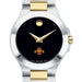 Iowa State Women's Movado Collection Two-Tone Watch with Black Dial