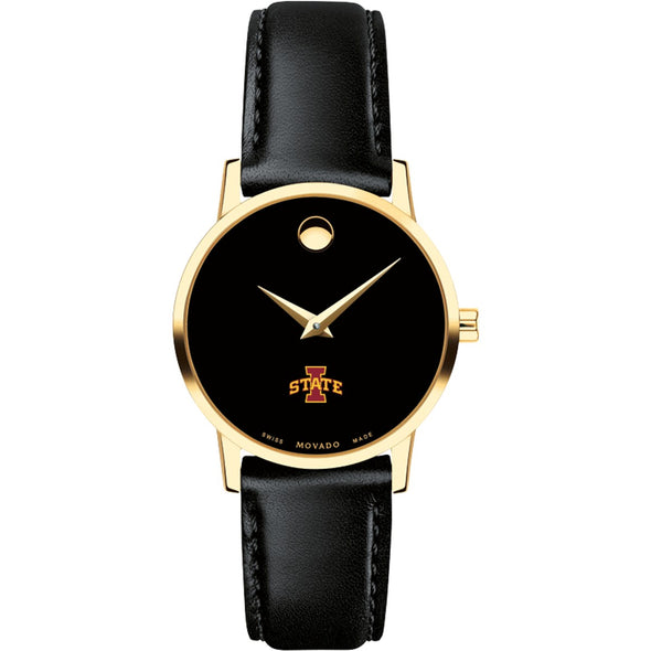 Iowa State Women&#39;s Movado Gold Museum Classic Leather Shot #2