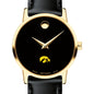 Iowa Women's Movado Gold Museum Classic Leather Shot #1