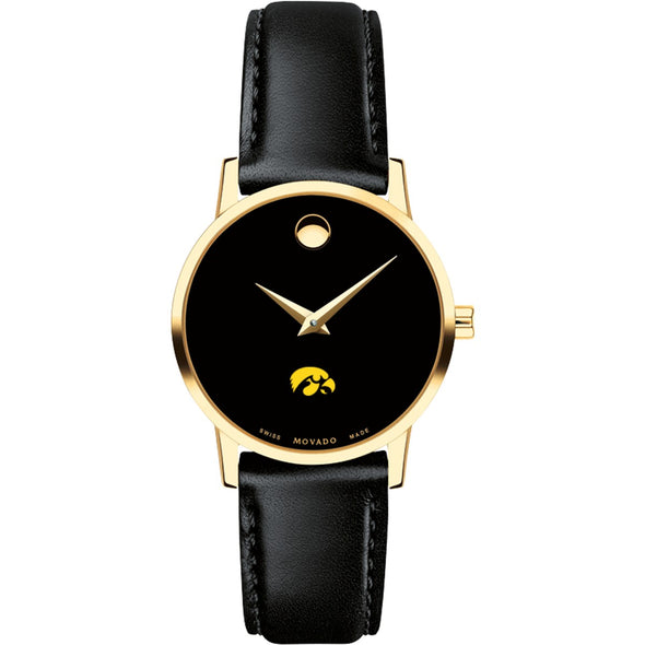 Iowa Women's Movado Gold Museum Classic Leather Shot #2