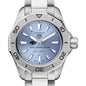 Iowa Women's TAG Heuer Steel Aquaracer with Blue Sunray Dial Shot #1